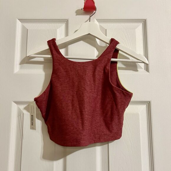 Outdoor Voices Venus Crop  Sports Bra Top Merlot Mellow Nectarine Small Colorful - Picture 3 of 13